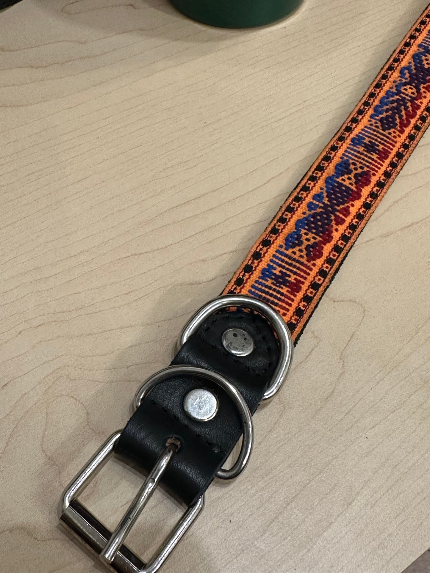 collar de perro artesanal