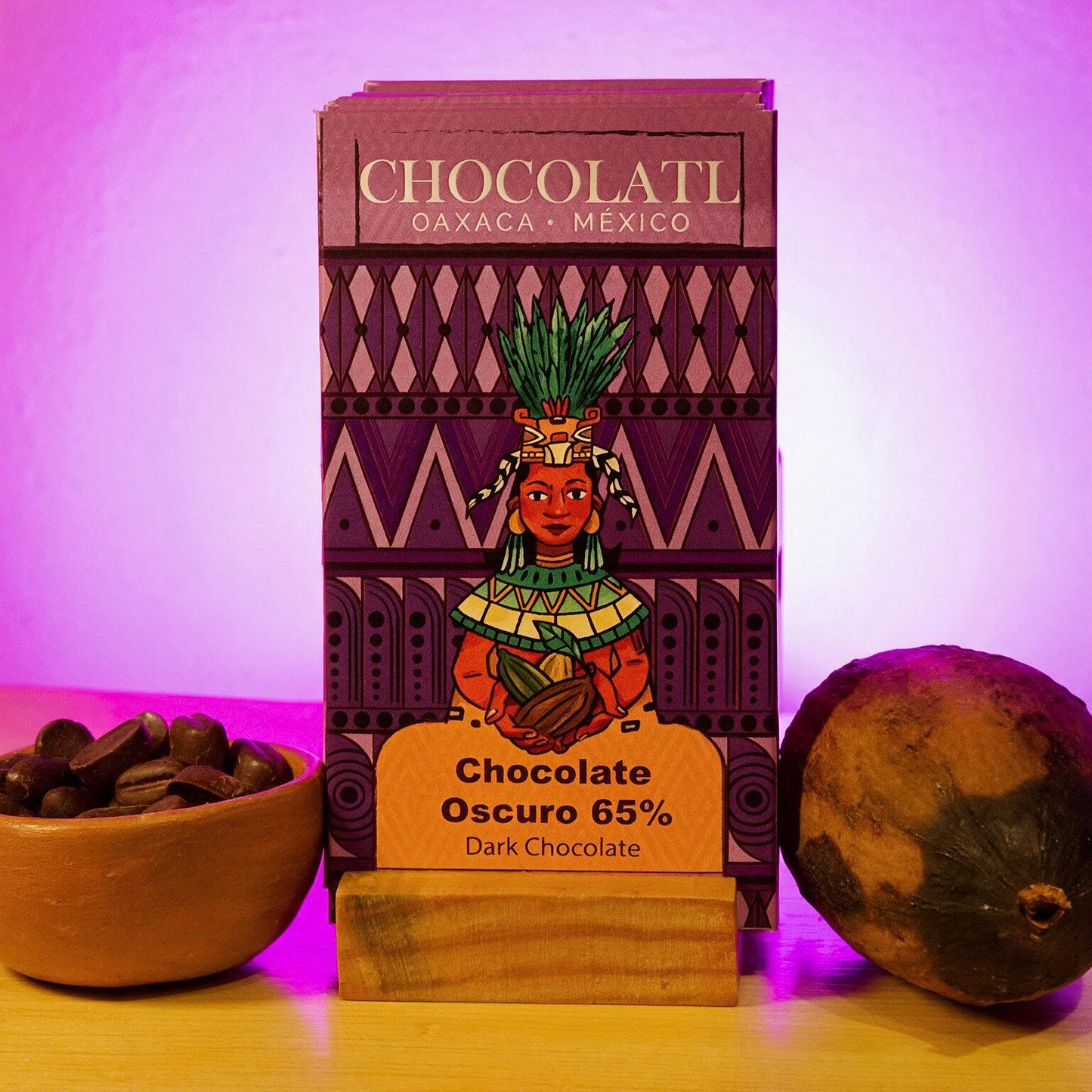 Chocolate Oscuro 65% Cacao Tradicional 70g | Oaxaca