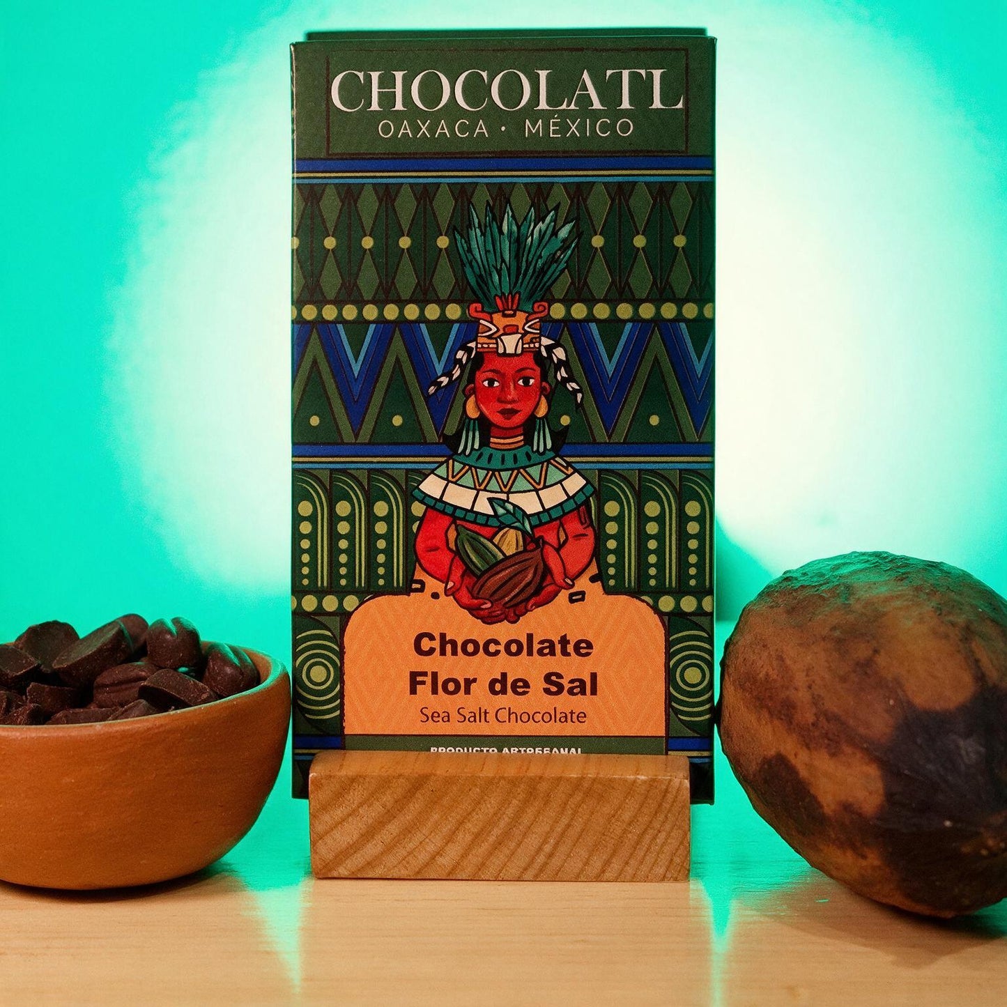 Chocolate Artesanal con Sal de Mar 70g | Oaxaca