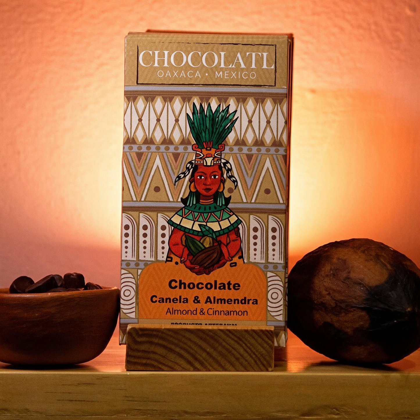 Chocolate Tradicional con Canela y Almendra 70g | Magdalena Apasco