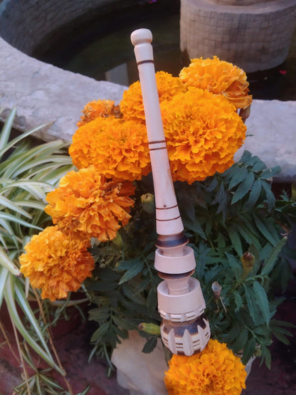 Molinillo Mexicano de Madera Pintado a Mano