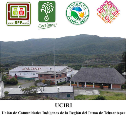 Café Orgánico Molido UCIRI 1 kg | 100% Arábica Oaxaca | Mezcla Americano | Certificado | Sin OGM