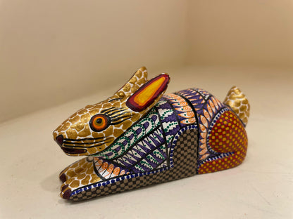 Memoria USB de alebrije 8GB en madera tallada y pintada a mano – San Martín Tilcajete Oaxaca