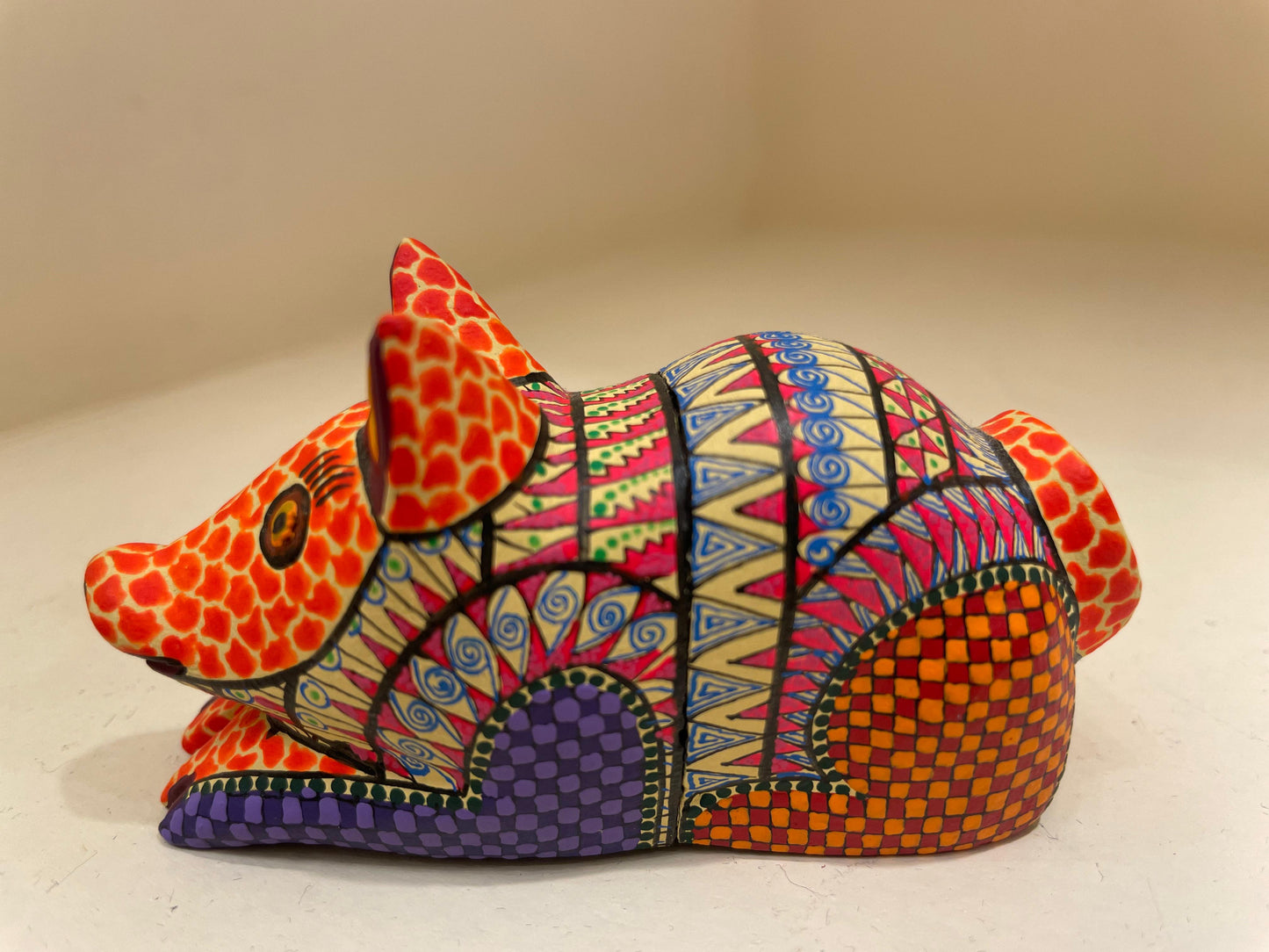 Memoria USB de alebrije 8GB en madera tallada y pintada a mano – San Martín Tilcajete Oaxaca