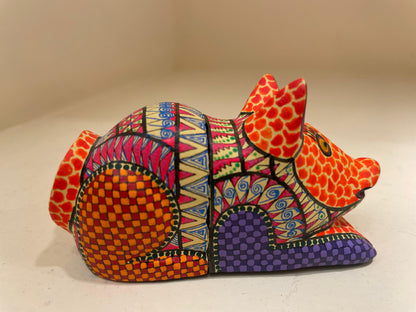 Memoria USB de alebrije 8GB en madera tallada y pintada a mano – San Martín Tilcajete Oaxaca