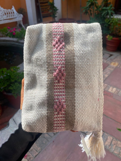 Cosmetiquera Artesanal Jalieza Tejida a Mano | Algodón