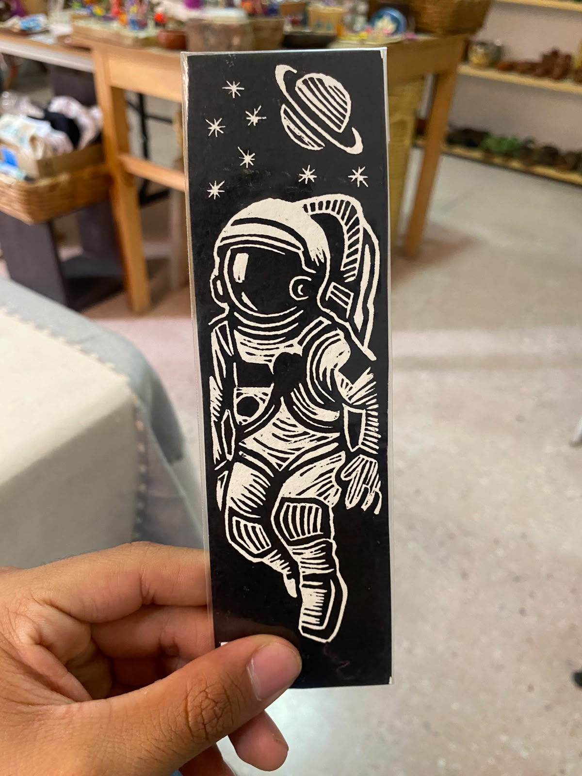 Separador de Libros con Estilo de Grabado Oaxaqueño