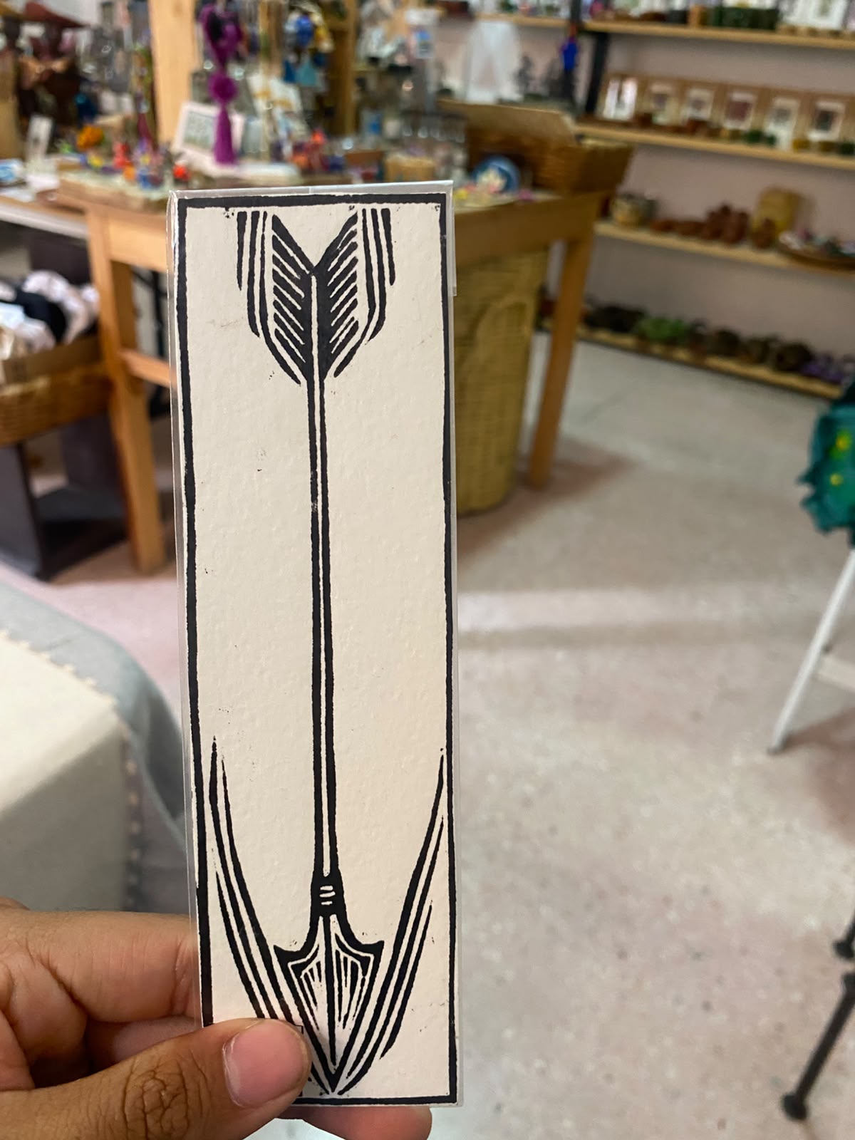 Separador de Libros con Estilo de Grabado Oaxaqueño