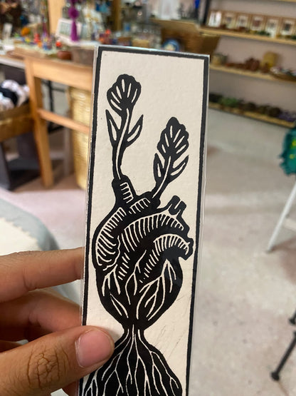 Separador de Libros con Estilo de Grabado Oaxaqueño