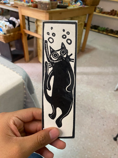 Separador de Libros con Estilo de Grabado Oaxaqueño