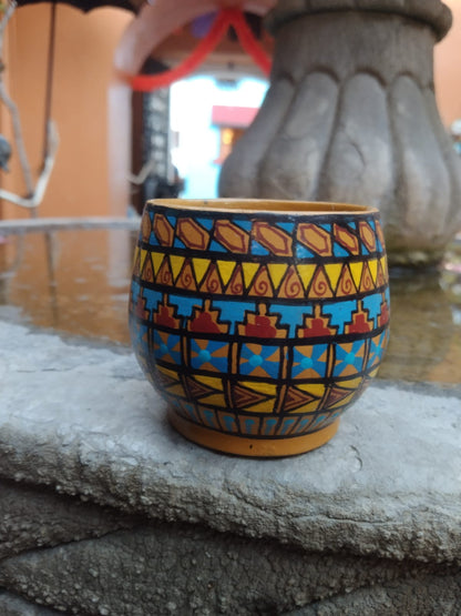 Tequilero Alebrije Artesanal Pintado a Mano