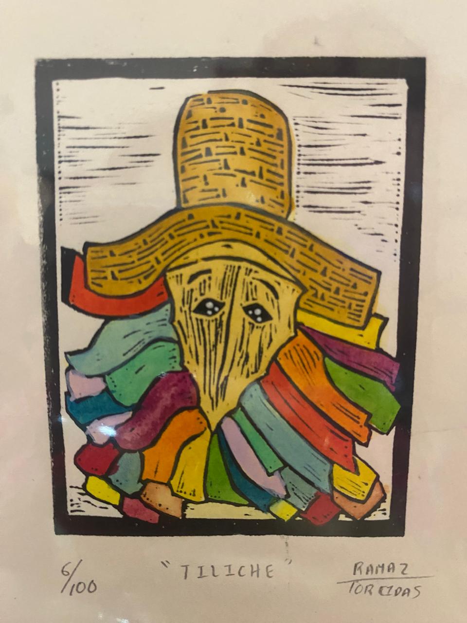 Pintura de Tiliche Pintada a Mano