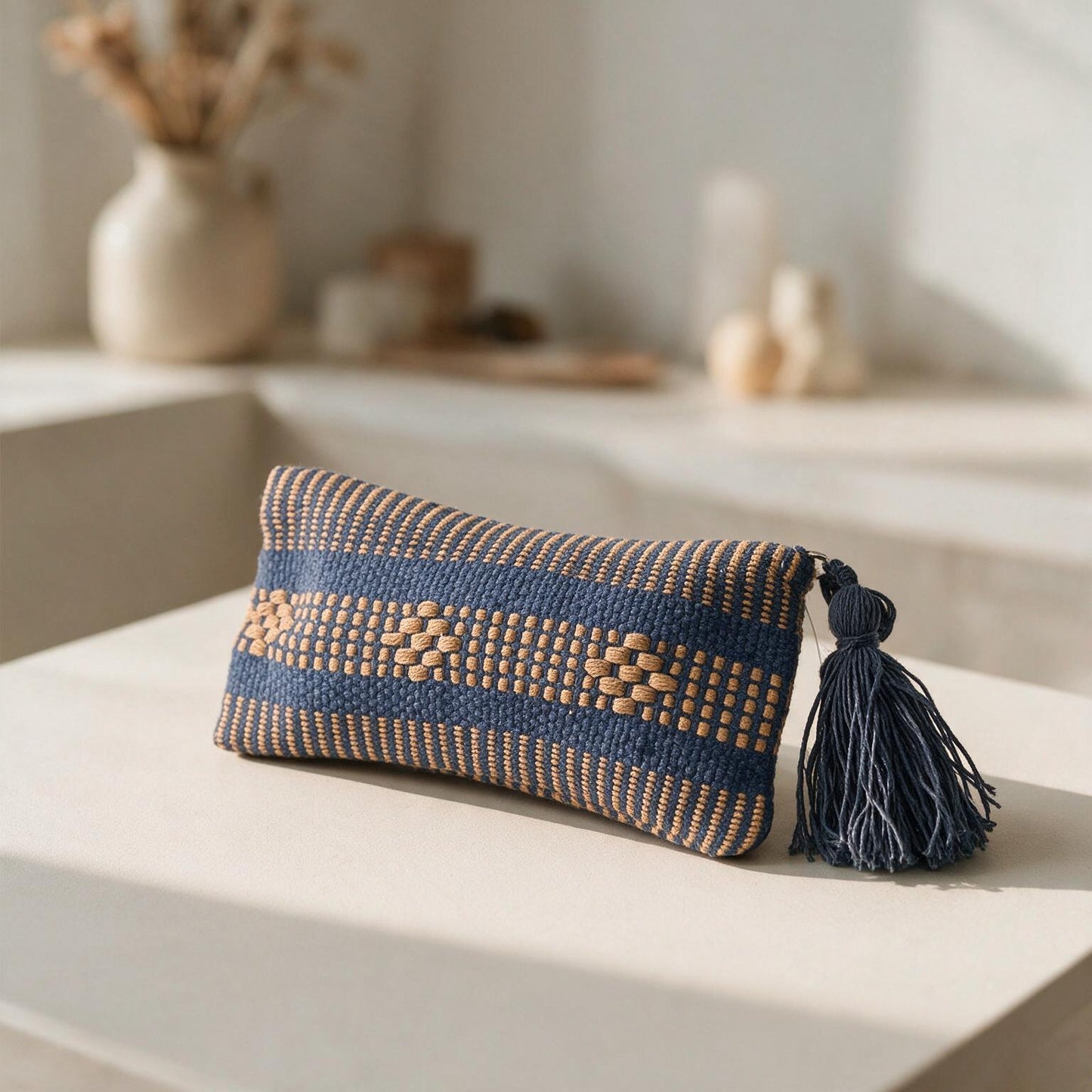 Lapicera Artesanal Tejida 100% Algodón | Artesanía de Oaxaca