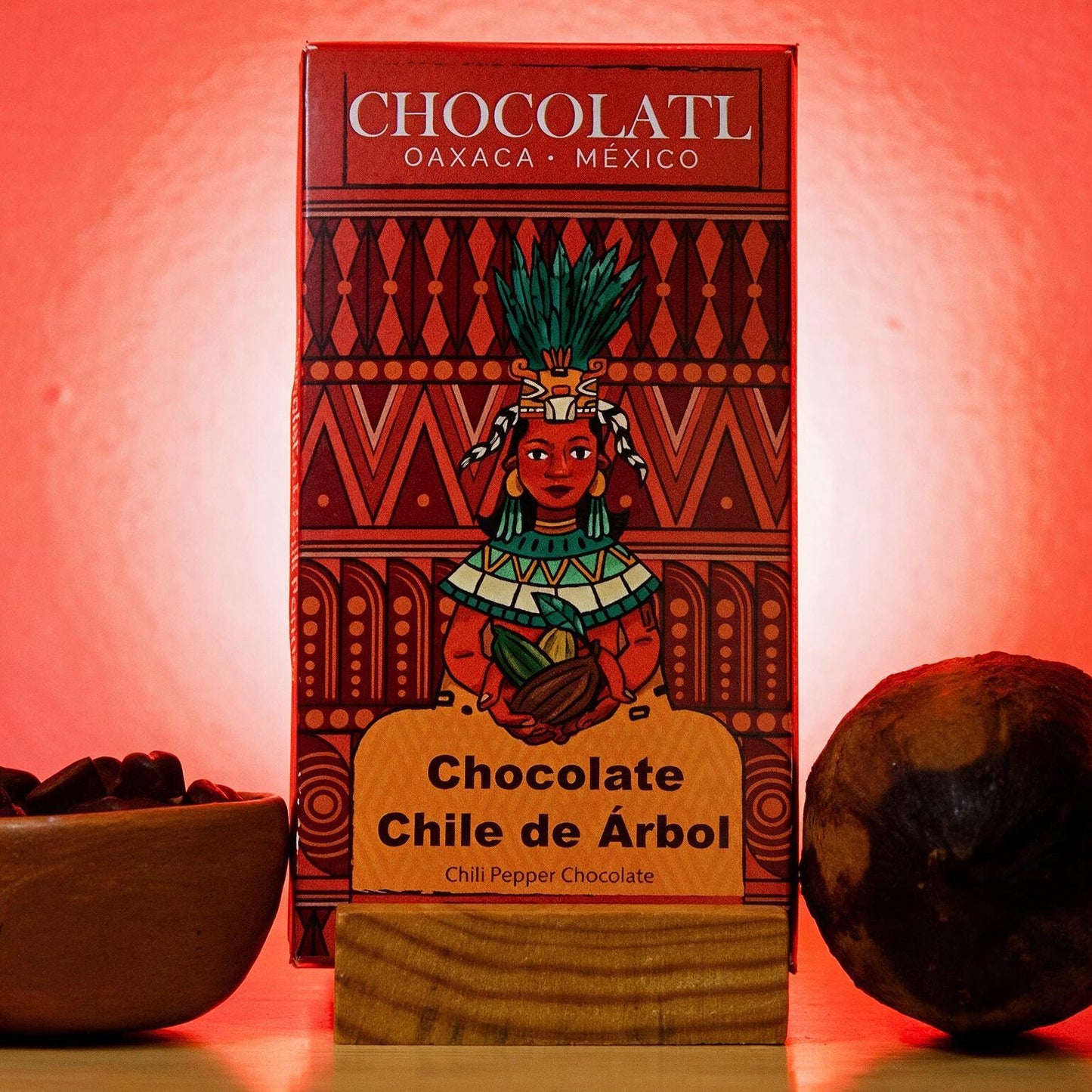 Chocolate Artesanal con Chile de Árbol 70g | Oaxaca