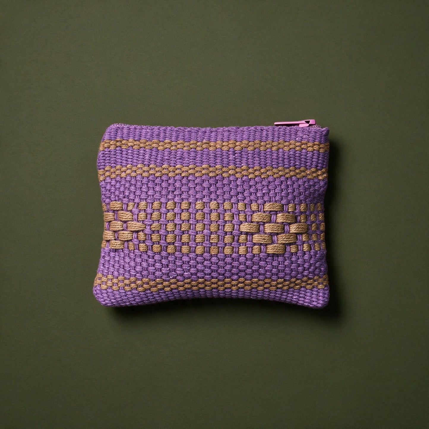 Monedero Tejido Artesanal 100% Algodón | Santo Tomás Jalieza, Artesanía Oaxaca